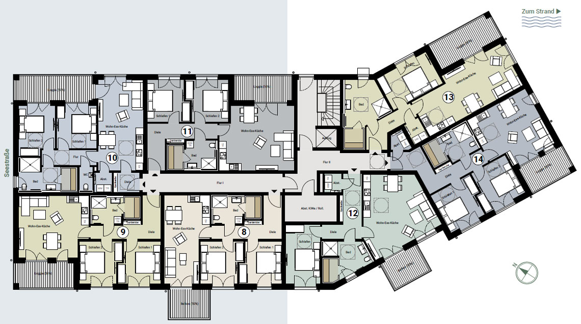 Ferienwohnung kaufen Ostsee Kellenhusen Obergeschoss